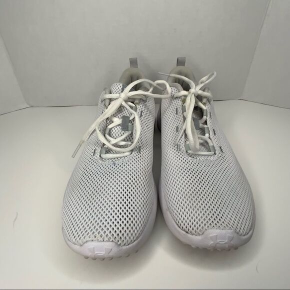 Under Armour white mesh sneakers. - Picture 5 of 15